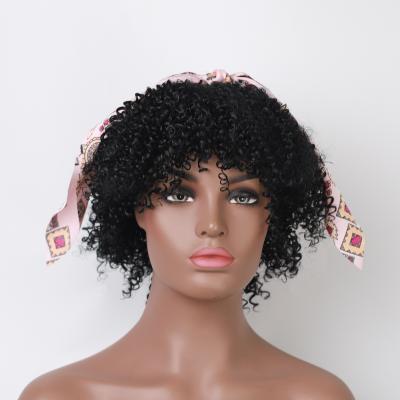 China Cheap Afro Curly Price Afro Wave Synthetic Fiber Braid Hair (JF-02) With Head Band Wig for sale