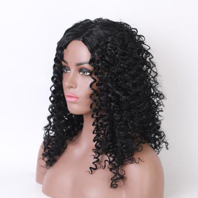 China Machine Made Curly Water Wave Afro Curl Hair Wigs Water Wave Lace Front Wigs (JF-07) Full Lace Front Wigs for sale