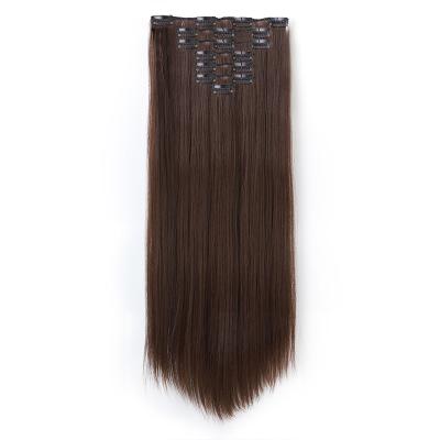 China Wholesale 7pcs U-tip Hair (QJT-01- 8B) Wig Set Long Straight Natural Invisible Synthetic Seamless Clip In Hair Extensions for sale