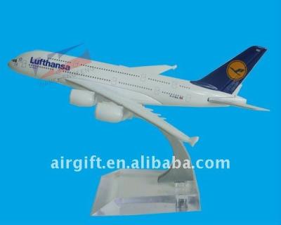 China Europe AIRBUS A380 LUFTHANSA DIE AIR PLANE CAST MODEL for sale