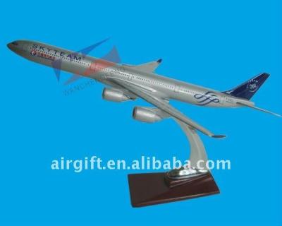 China China AIRBUS A340-600 SKYTEAM FLAT SCALE MODEL for sale