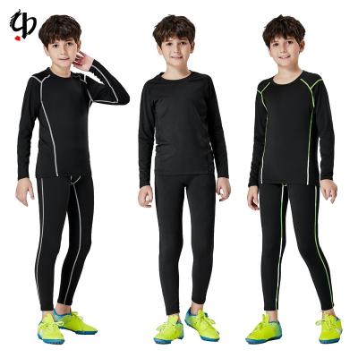 China Breathable Children's Wear Tights Tight-Fitting Sportswear Long Sleeve Sportswear Tights Breathable And Comfortable for sale