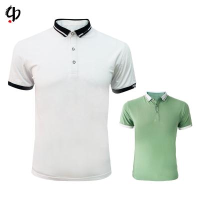 China High Quality Plain Casual Golf Anti-wrinkle Polyester Blank Men's Polo Shirt With Label Southeast Asia Micro Polo Shirt for sale