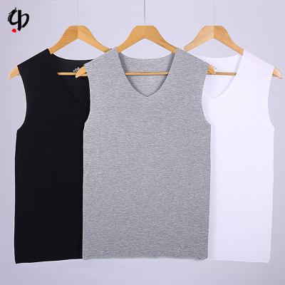 China QUICK DRY Men's Tank Tops T-shirt Cool Non-marking Summer Sleeveless Slim Sports Off Shoulder 80% Modal for sale