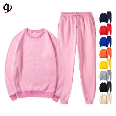 China Custom Long Sleeve Sweater Men's Anti-Wrinkle Manufacturers Long Pants Large Size Sports Suit Plus Size Fleece Sweater Suit Plus Size Sweater for sale