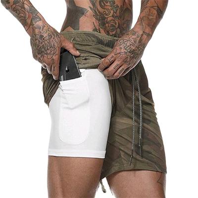 China Anti-wrinkle shorts sports men quantity gym Plu size mens running shorts with pocket for sale