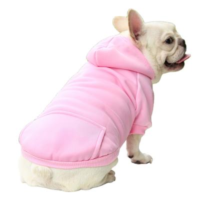 China 2021 Viable Wholesale Designer Lovely High Quality Cotton Dog Clothes Teams Pet Sweatshirt Hoodies for sale