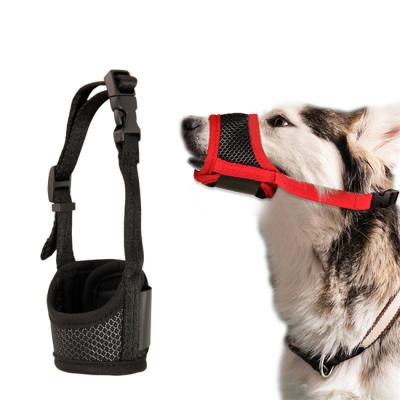 China High Quality Viable Wholesale Chew Funny Breathable Bark Protect Anti Biting Retriever Muzzle Pet Mouth Cover for sale