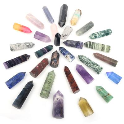 China China Wholesale Natural Crystals Head Rose Quartz Tower Amethyst Healing Crystal for sale