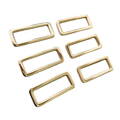 China Zinc Alloy Buckle Ring Buckle For Belt Handbag Hardware Square Slide Strap for sale