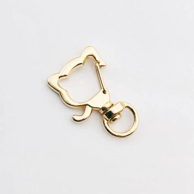 China Metal Factory Supply Ladies Handbag Hardware Luggage Dog Buckle Bag Accessories Direct Hook Buckle for sale