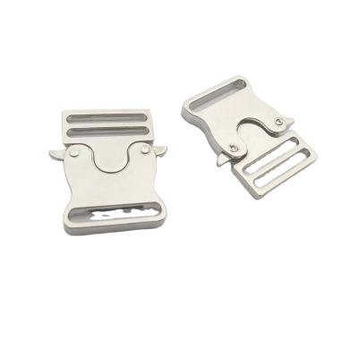 China Metal Customized Fashion Metal Zinc Alloy Lock / Spring Buckle Double Lock / Webbing Buckle Lock for sale