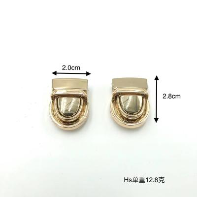 China Factory Wholesale Zinc Alloy Spot Luggage Hardware Accessories Bag Lock Insert Lock for sale