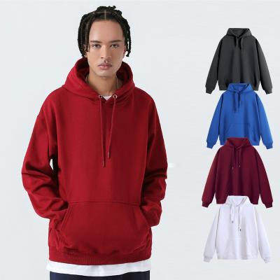 China Anti-Wrinkle 2023 Springs Oversized Hoodie For Men's Hoodie 400gsm Heavyweight 100% Cotton Pullover Sweatshirt Logo Ladies Hoodie Custom Made for sale