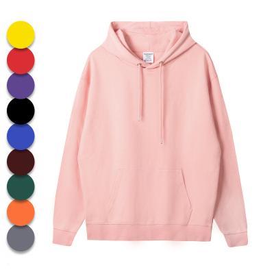 China 500 Gsm Cotton Hoodies Anti-Wrinkle Plus Size Mask Plain Heavy Oversized Women Sweatshirts No String Logo Men Unisex Hoodies Custom Made for sale