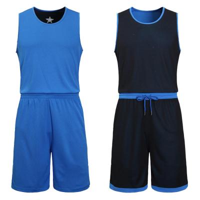 China Hot Selling Basketball Jersey Sets Cheap Reversible Uniform With Numbers for sale