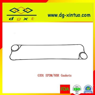 China Custom Tranter Equipment Replacement Heat Exchanger Seal Model GX91 EPDM for sale