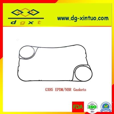 China Tranter Plate Heat Exchanger Gasket Model GX85 EPDM for sale