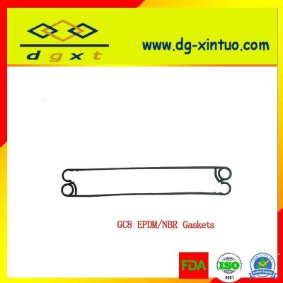 China Custom Tranter Plate Heat Exchanger Replacement Seals GC8 EPDM for sale