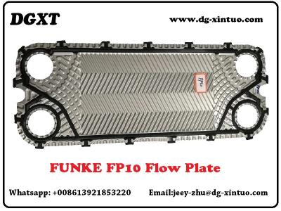 China Funke Replacement Gasket Heat Exchanger 316/0.5/0.6 Ti/0.5 Plate For Water Plate Heat Exchanger for sale