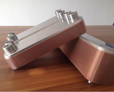 China AISI 316 Plates Copper Brazed Plate Heat Exchanger for sale