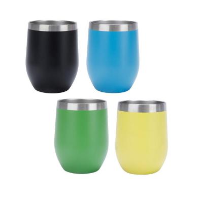 China 2023 Factory Price Viable Thermal Coffee Insulated Stainless Steel Wine Tumbler Cups Wholesale 12Oz Tumbler for sale