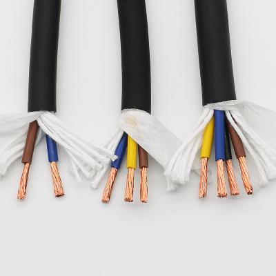 China TRVV High Strength Black Electrical Conductor Cable 3*2.5 3X1 Copper Wire Copper PVC Insulated for sale