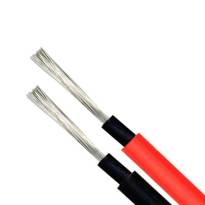 China Abrasion resistant UV and A.W.G. 10 mm DC Corrosion Resistance UL TUV XLPE/XLPO MC Black Red Single Core 6 Copper 4 PV Panel Wire Solar Cable For Extension Connector System for sale