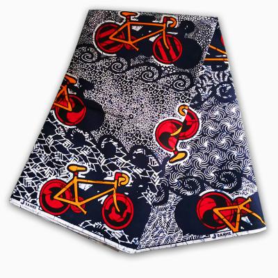 China Shrink-Resistant Real Wax Print Fabric 100% African Cotton Wax Designs for sale