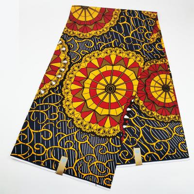 China Shrink-Resistant Real Wax Print 100% African Cotton Fabrics for sale