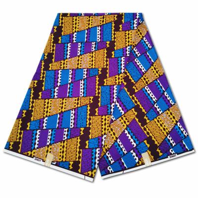 China Tear-Resistant Polyester Wax Print Fabric New Fashion Designs African Prints for sale