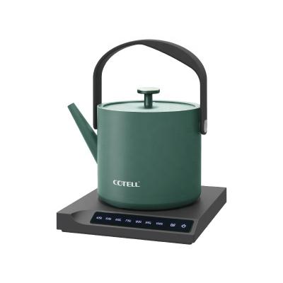 China 220V 800W 0.6L Stainless Steel Hot Water Teapot Portable Cordless Durable Hotel Contact Cooker Electric Kettle with Temperature Control for sale