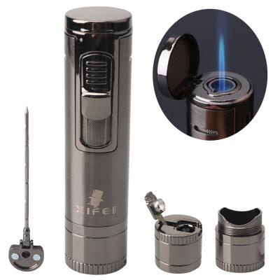 China XIFEI Latest Multifunctional Creative Multifunctional Cigar Lighter With Punch for sale