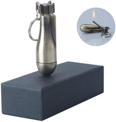 China Wholesale Metal Reusable Pocket Flint Match Lighter XiFei Key Chain Fire Initiator for sale