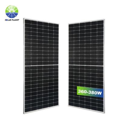 China Solar Power System Mono Solar Planet 390W 395W 400W 410W 525W 530W 540W 550W Half Cell Solar Panel For Home Use for sale