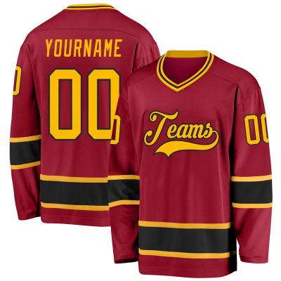 China Shirts & Tops Custom Embroidered Custom Hockey Jerseys Stitch Patch Hockey Tank Top for sale