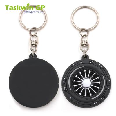 China Plastic Custom Logo 3d Rubber Tire Shaped PVC Soft Key Chain for sale