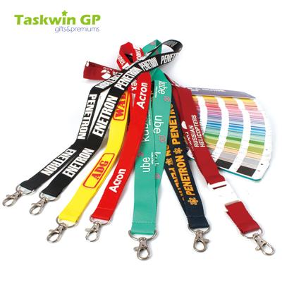 China Sublimation Loose Lanyard Blank Staff Neck High Quality Black Sports Lanyards for sale