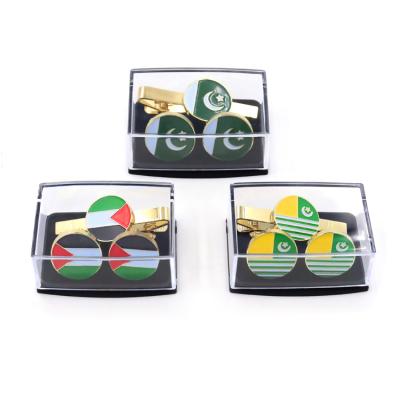 China Custom Set Luxury Metal Cufflinks Link Clips Designer Shirt Button Mens Cufflinks With Box for sale