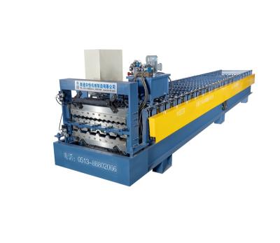 China Hotels Various Factory Sale Combined Iron Sheet Metal Double Layer Combo Roll Forming Machine for sale