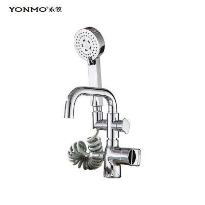 China Thermostatic Artistic Antique Brass Cartridge Square Faucets Waterfall Mixer Basin Faucets for sale