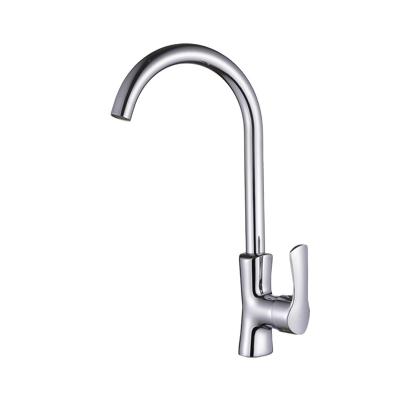 China Thermostatic Faucets Deck Mounted 304 Stainless Steel Sink Mixer Pull Down Single Sprayer High Arc Kitchen Faucet White for sale