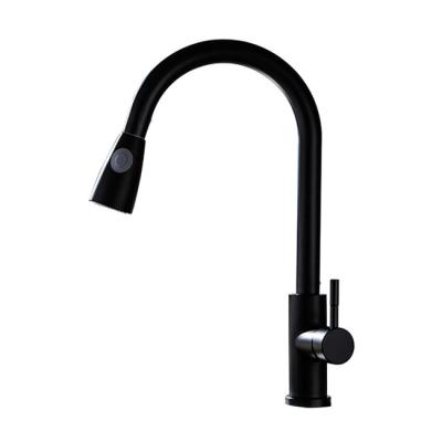 China Thermostatic Faucets Spring Silver Surface Pull Out Hose Sink Faucet Mixer for sale