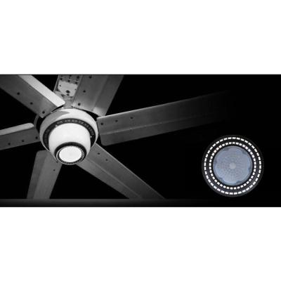 China Workshop/logistics/farm/railway station/gymnasium/dining large hal led ceiling fans industrial ceiling fan with 6 blades for air cooling ceiling led fan for sale