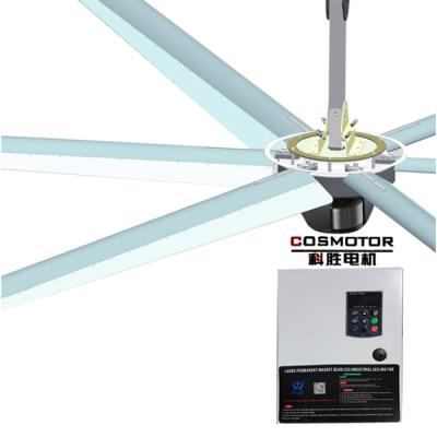 China workshop/logistics warehouse/farm/big shopping malls and supermaket 14ft/4.2m 6 blade 1.1kw 14ft industrial giant outdoor fan KFD4200 industrial ceiling fan for sale