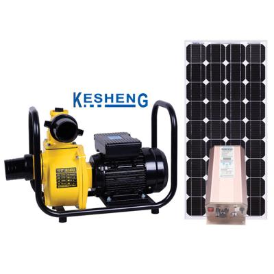 China Portable Solar Drinking Water Treatment DC Surface Water Pump With Controller For Irrigation And Drainage for sale