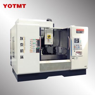 China Medical Equipment Parts 1200X600MM FANUC GSK CONTROL VMC1160 4 Axis CNC Vertical Machining Center for sale