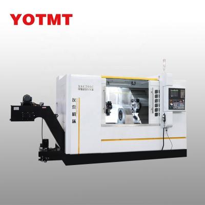 China High Quality Metal Boring XSC500 Double Bed CNC Turning Machine CNC Lathe End Cnc Turning Slant Lathe With Double Turret for sale