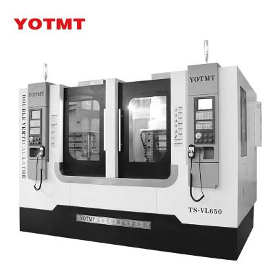 China Disc / Spindle Parts Turning Drilling Machine TS-VTL650 Milling Center Parallel Twin Spindle Vertical Lathe CNC China CNC Lathe Machine Price for sale