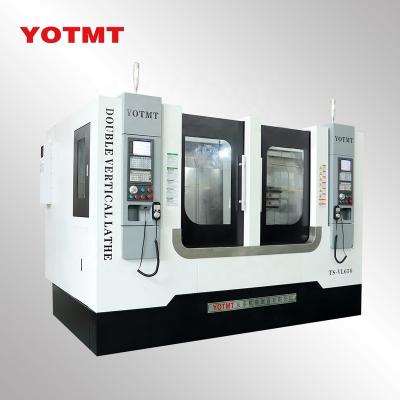 China YOTMT ISO9001 Disc/Shaft Workpiece Rotation Milling Drilling Machine Checked Parallel Twin Lathe Machine Double Spindle CNC Vertical Lathe H-VLT850 for sale